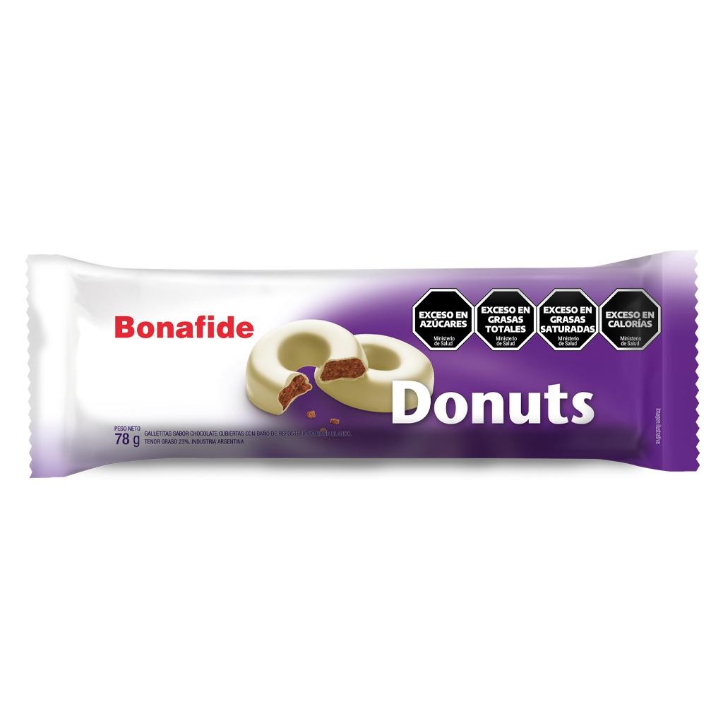 Donuts Blancas Bonafide 78gr x 24u