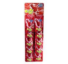Chupetin Crazy Pop Tira - Frutilla Display  x 20u