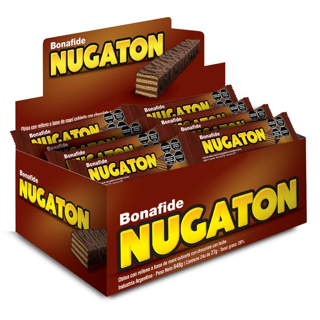 Nugaton Leche Display 27gr x 24u