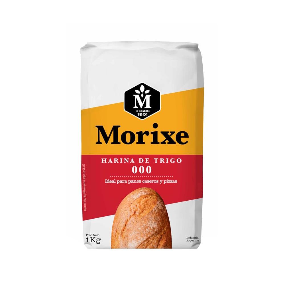 Harina 000 Morixe 1kg x 10u