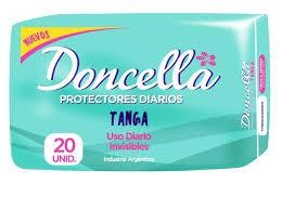 Protector Diario Tanga Con Alas Sin Perfume  x 30u