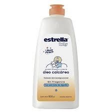 Oleo Calcareo Estrella Baby S/Fragancia Con Extracto De Algodon Display 500ml x 12u