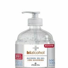 Bioalchol Gel Neutro C/Valvula Dosif 500ml x 12u