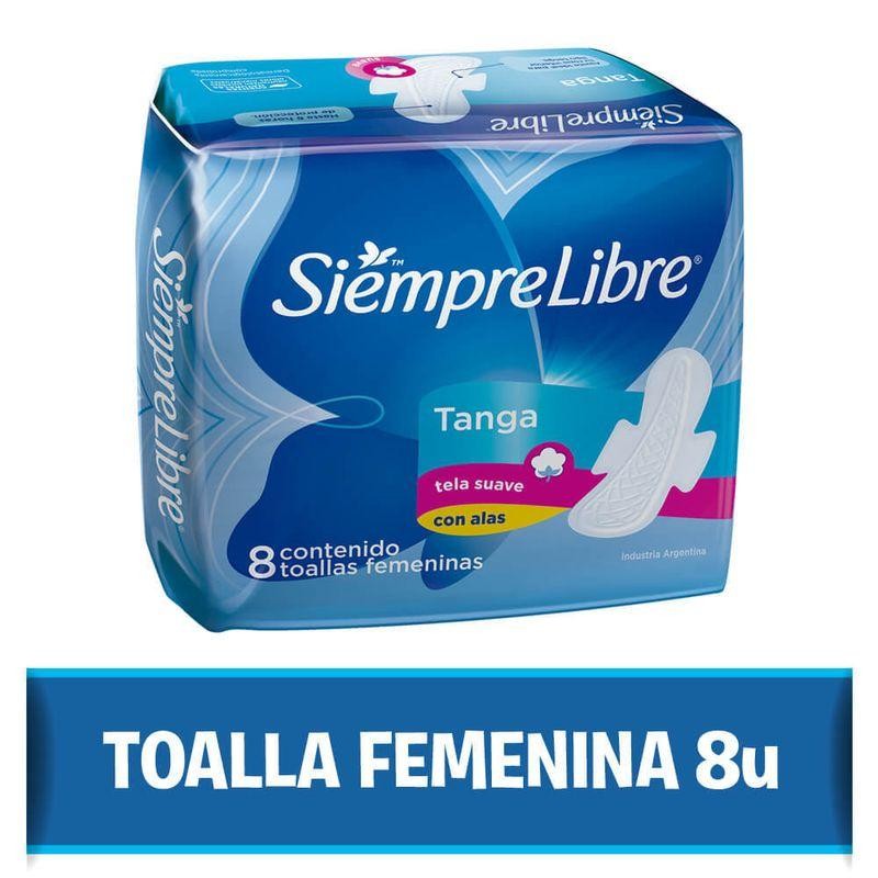 Toalla Femenina Tanga Con Alas Sin Perfume  x 50u
