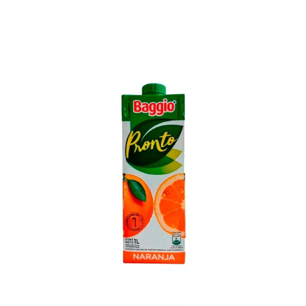 Jugo Baggio Naranja 1l x 8u