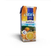 Jugo Citric Naranja Tetra 250ml x 18u
