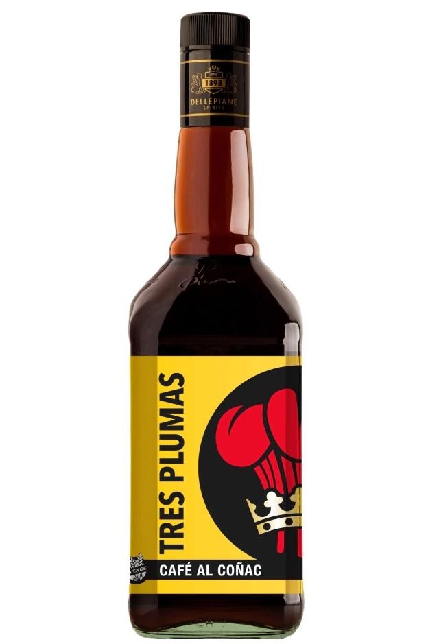 Licor Tres Plumas Café Al Cognac 700ml x 6u