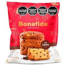 Pan Dulce Chips De Chocolate Bonafide 400gr x 6u