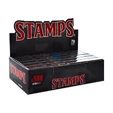 Papel Stamps Ultra Black 1/4 Display Libros  x 25u