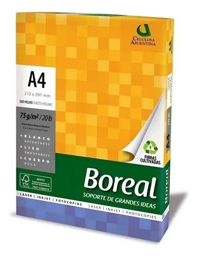 Resmas Boreal Extra Blanco 75gr x 10u