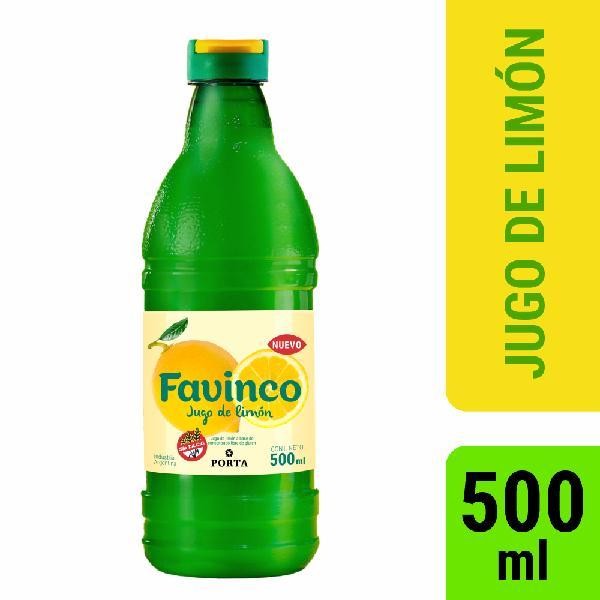 Jugo De Limon Favinco 500ml x 12u