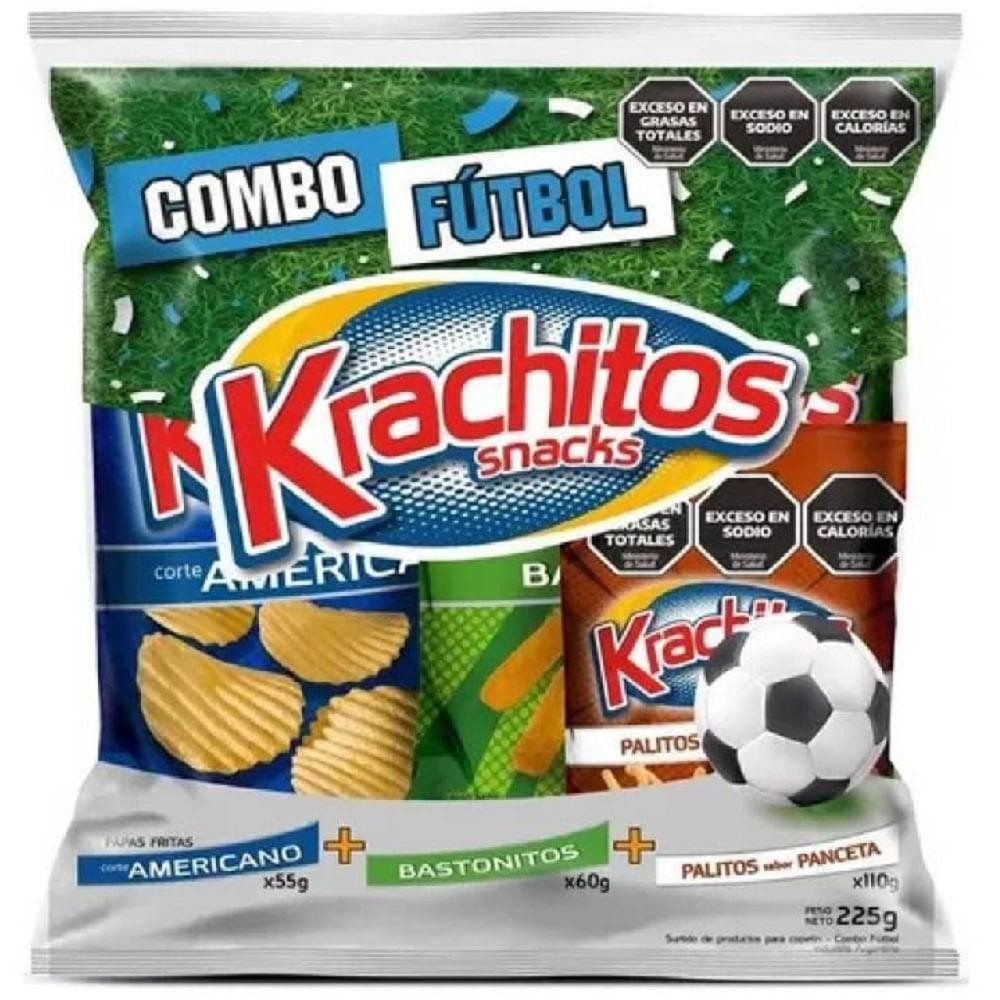 Combo Futbol Krachitos 210gr x 14u