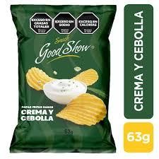 Goodshow Papas Crema Y Cebolla 63gr x 12u