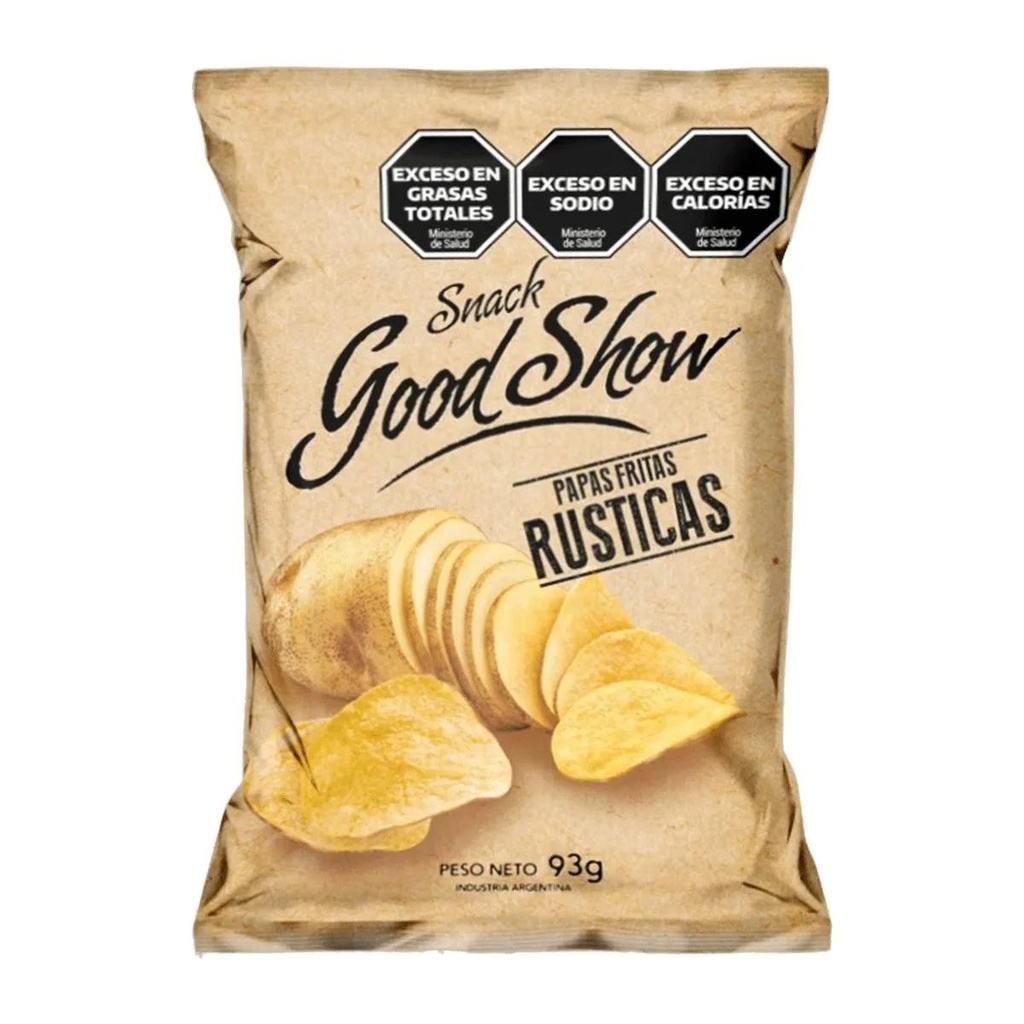 Goodshow Papas Rusticas 93gr x 12u