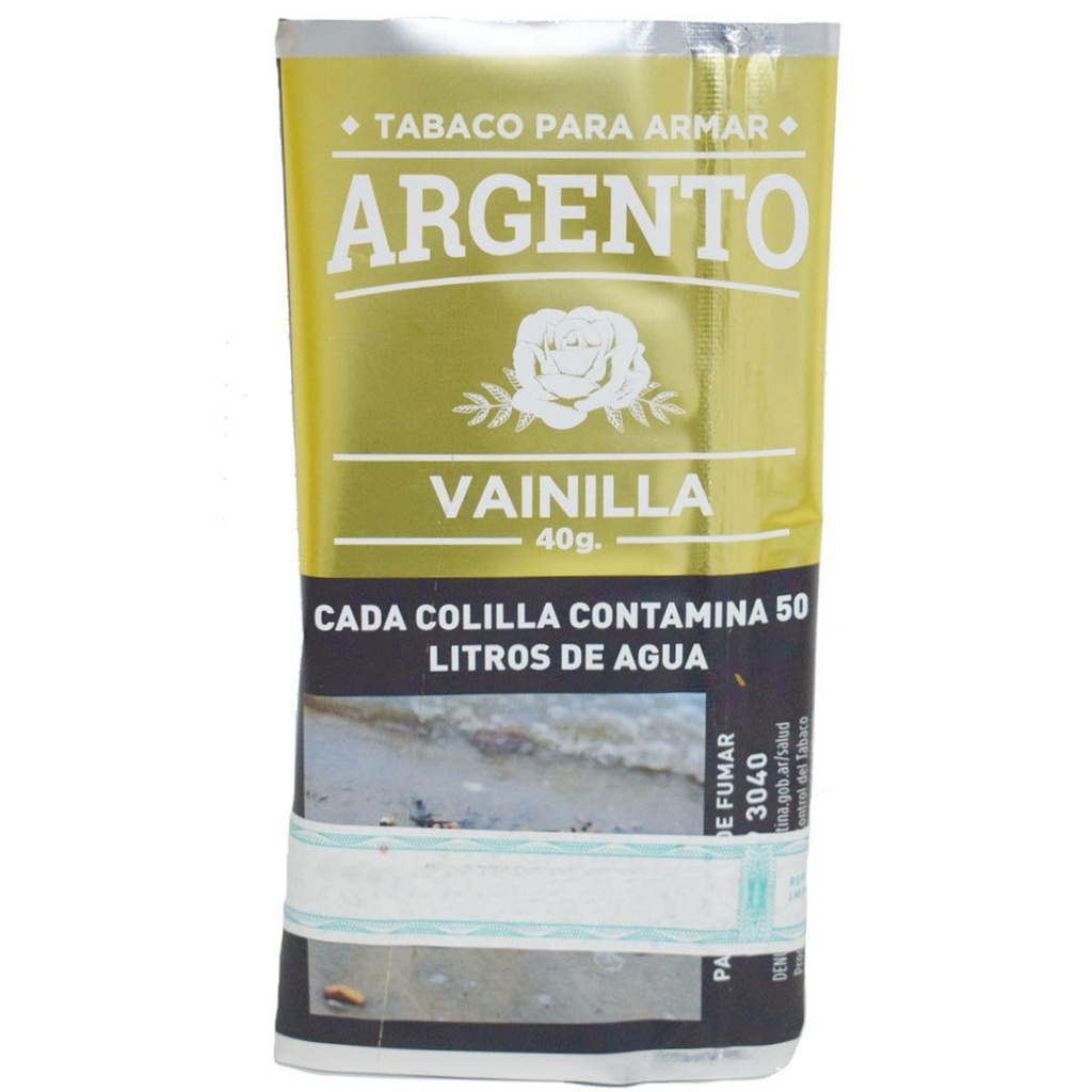 Tabaco Argento Vainilla 40gr x 1u