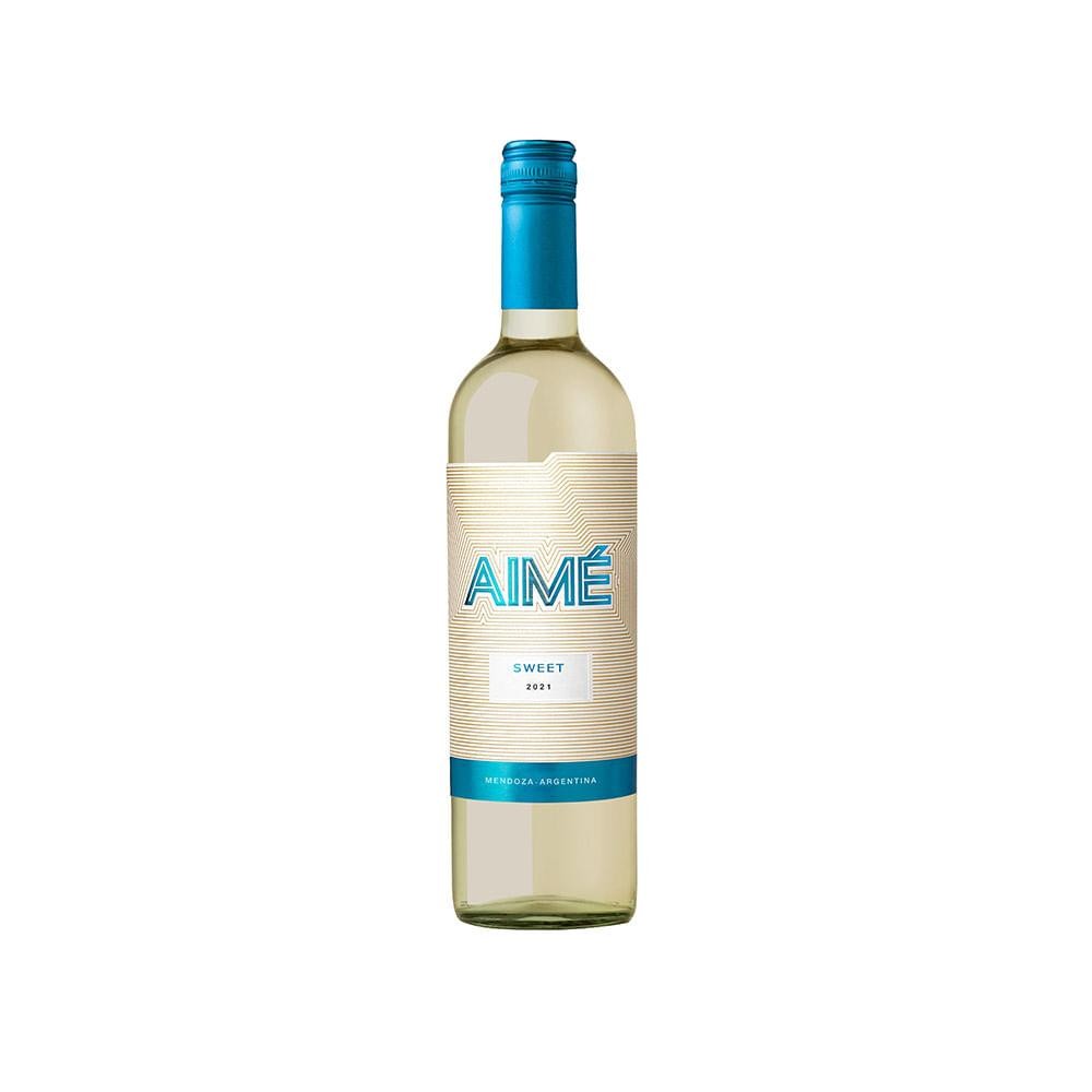 Vino Aime Moscatel Dulce 750ml x 6u