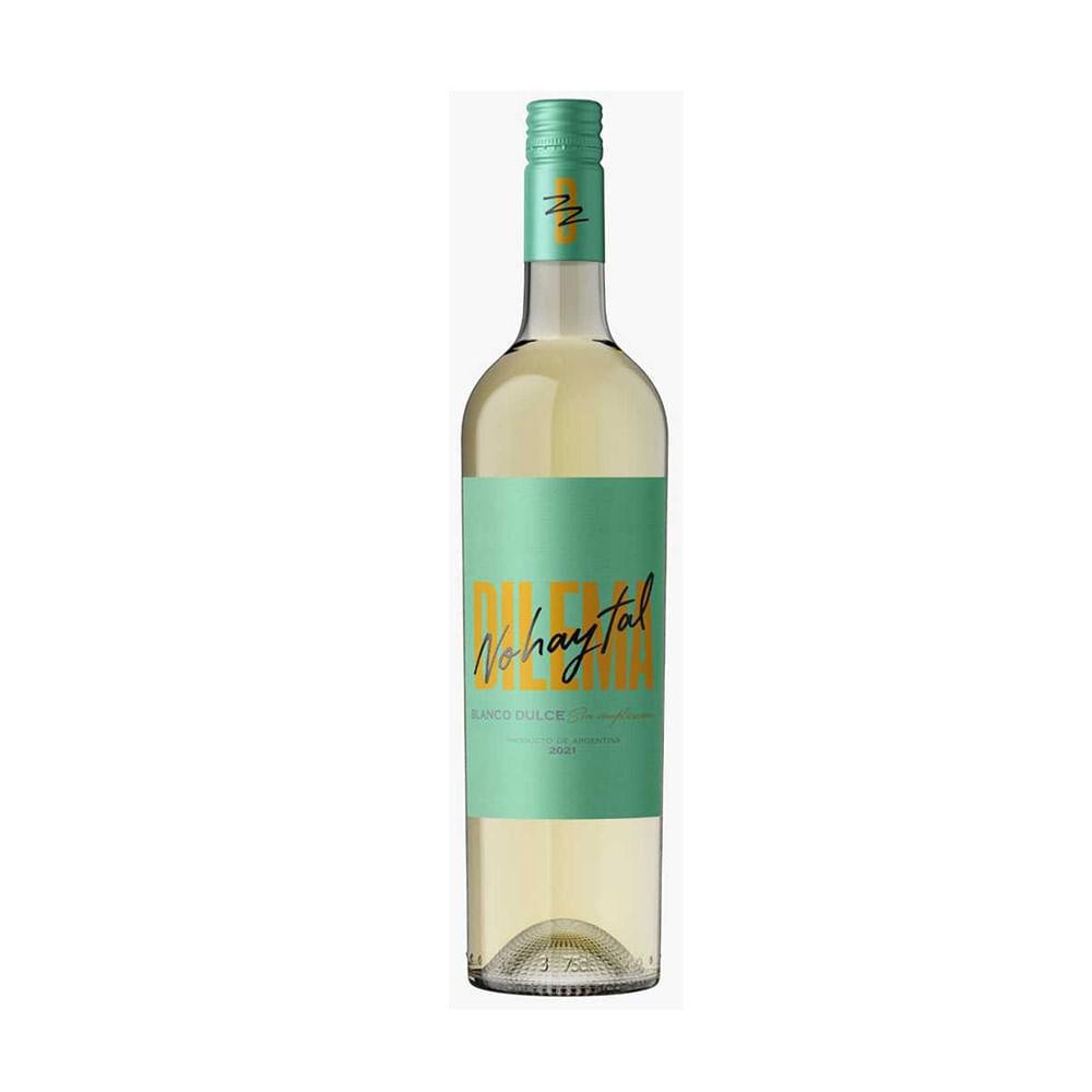Vino Dilema Blanco Dulce 750ml x 6u