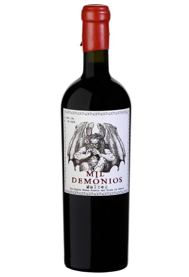 Vino Mil Demonios Malbec 750ml x 6u