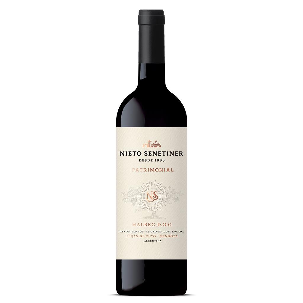 Vino Nieto Senetiner Patrimonial Malbec Doc 750ml x 6u