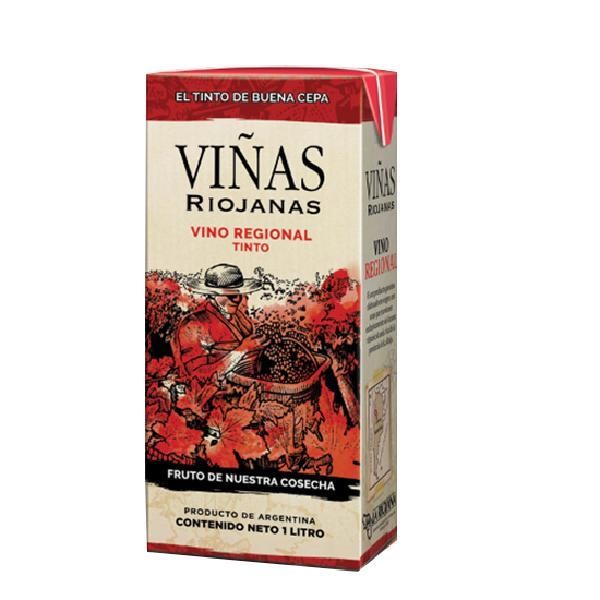 Vino Viñas Riojanas Tinto Tetra 1l x 12u