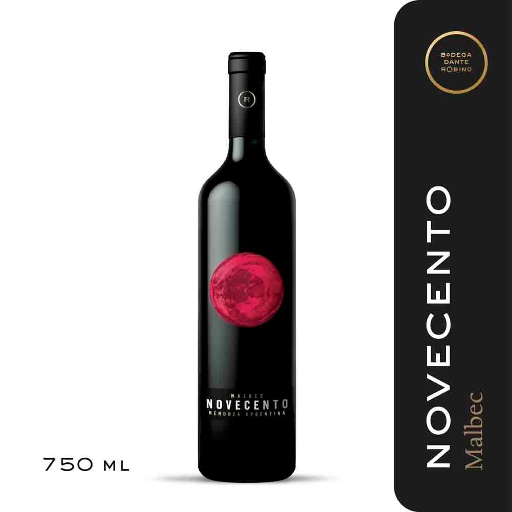 Vino Novecento Malbec 750ml x 6u