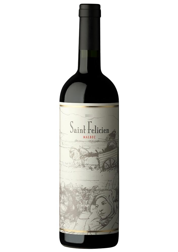 Vino Saint Felicien Malbec 750ml x 6u
