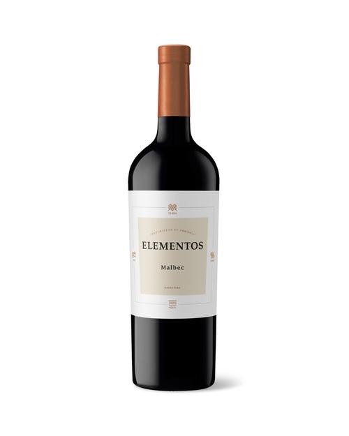 Vino Elementos malbec 750ml x 6u