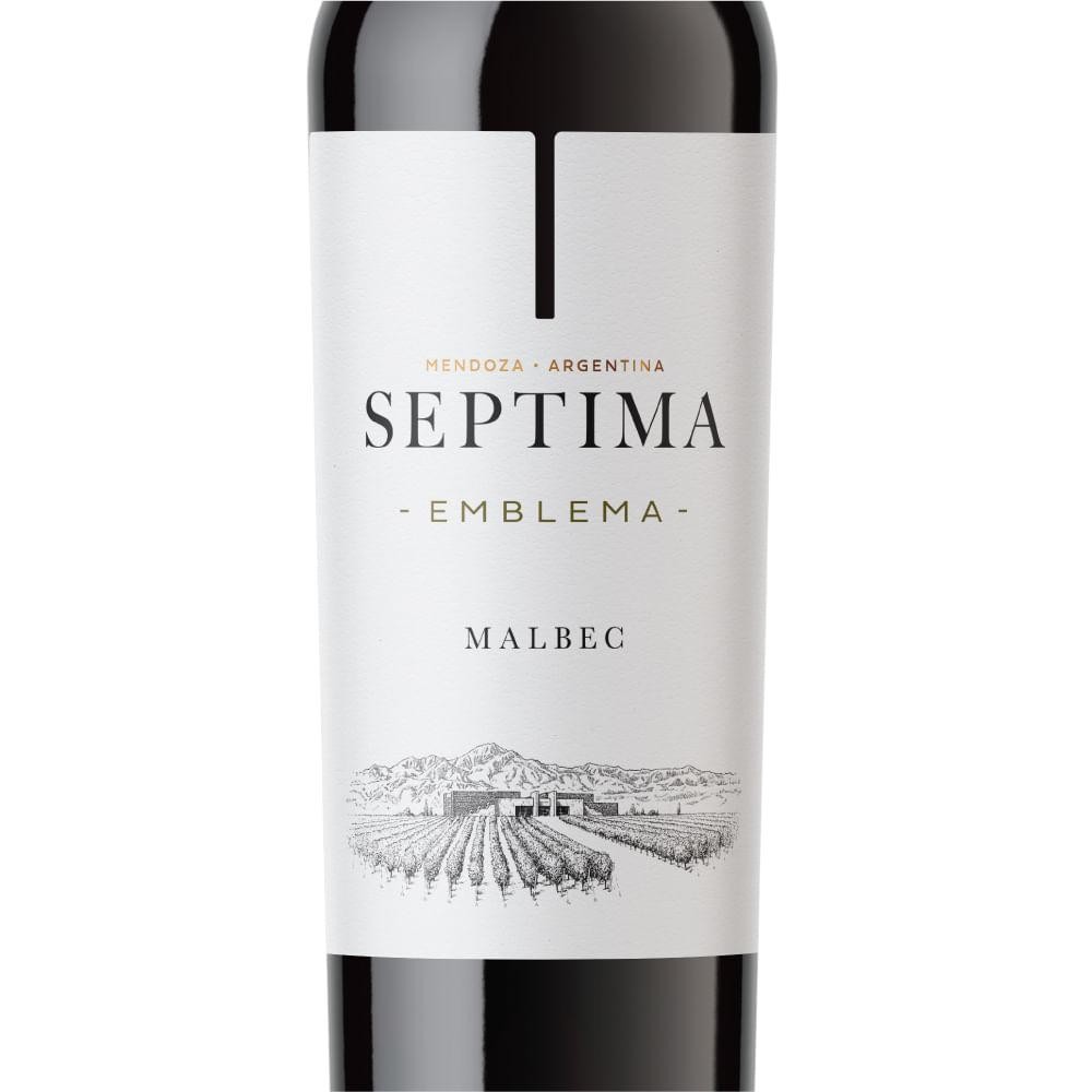 Vino Septima Emblema Malbec 750ml x 6u