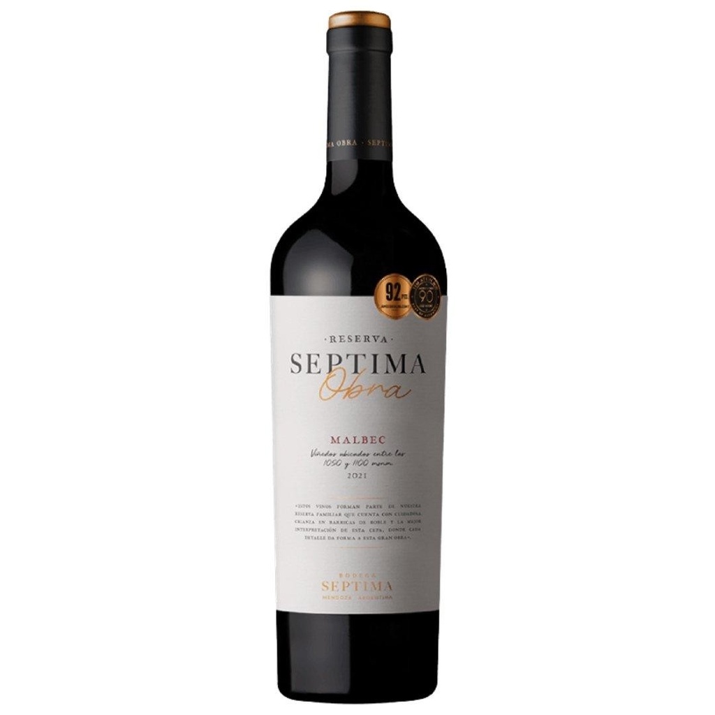 Vino Septima Obra Malbec 750ml x 6u