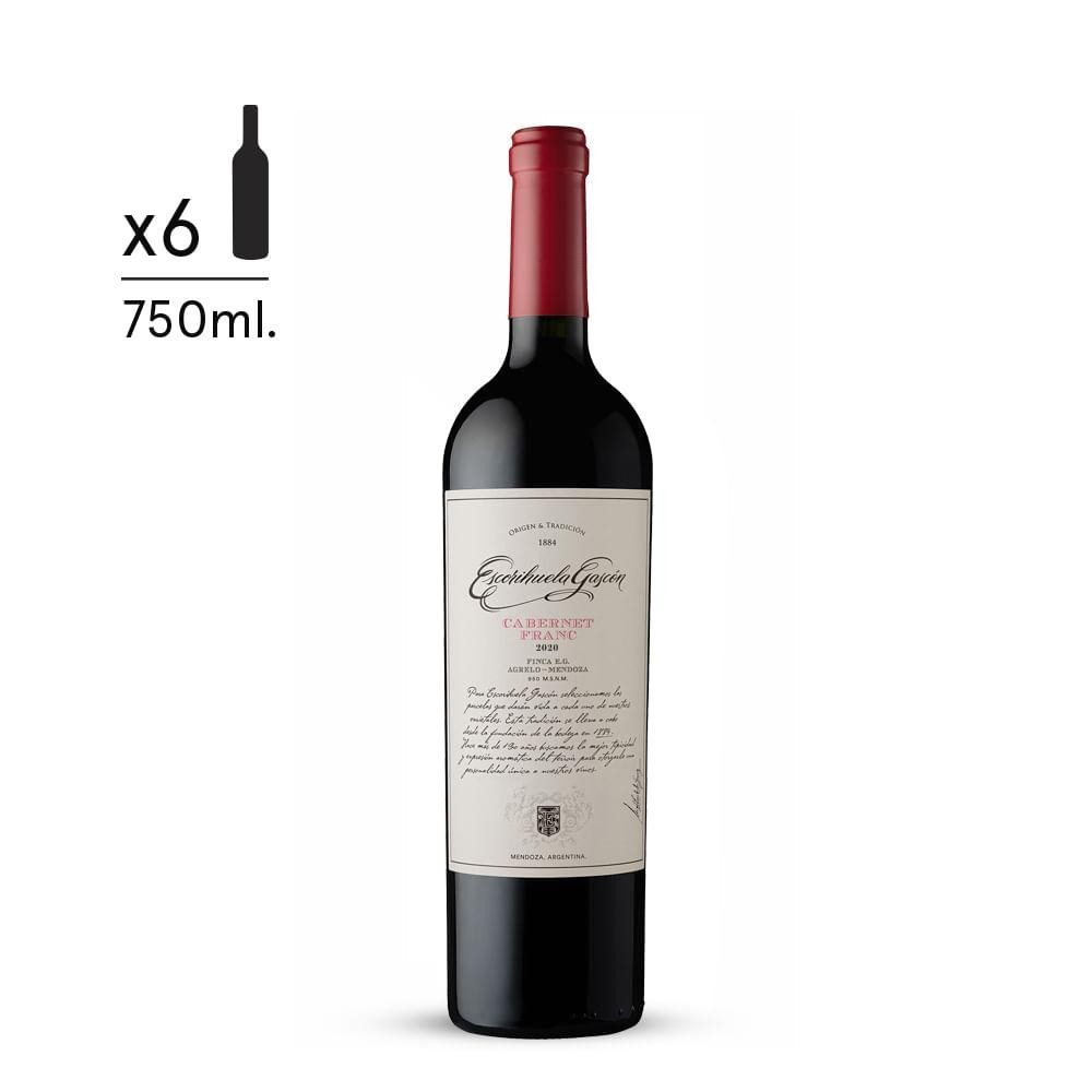 Vino Escorihuela Gascon Cab Franc 750ml x 6u
