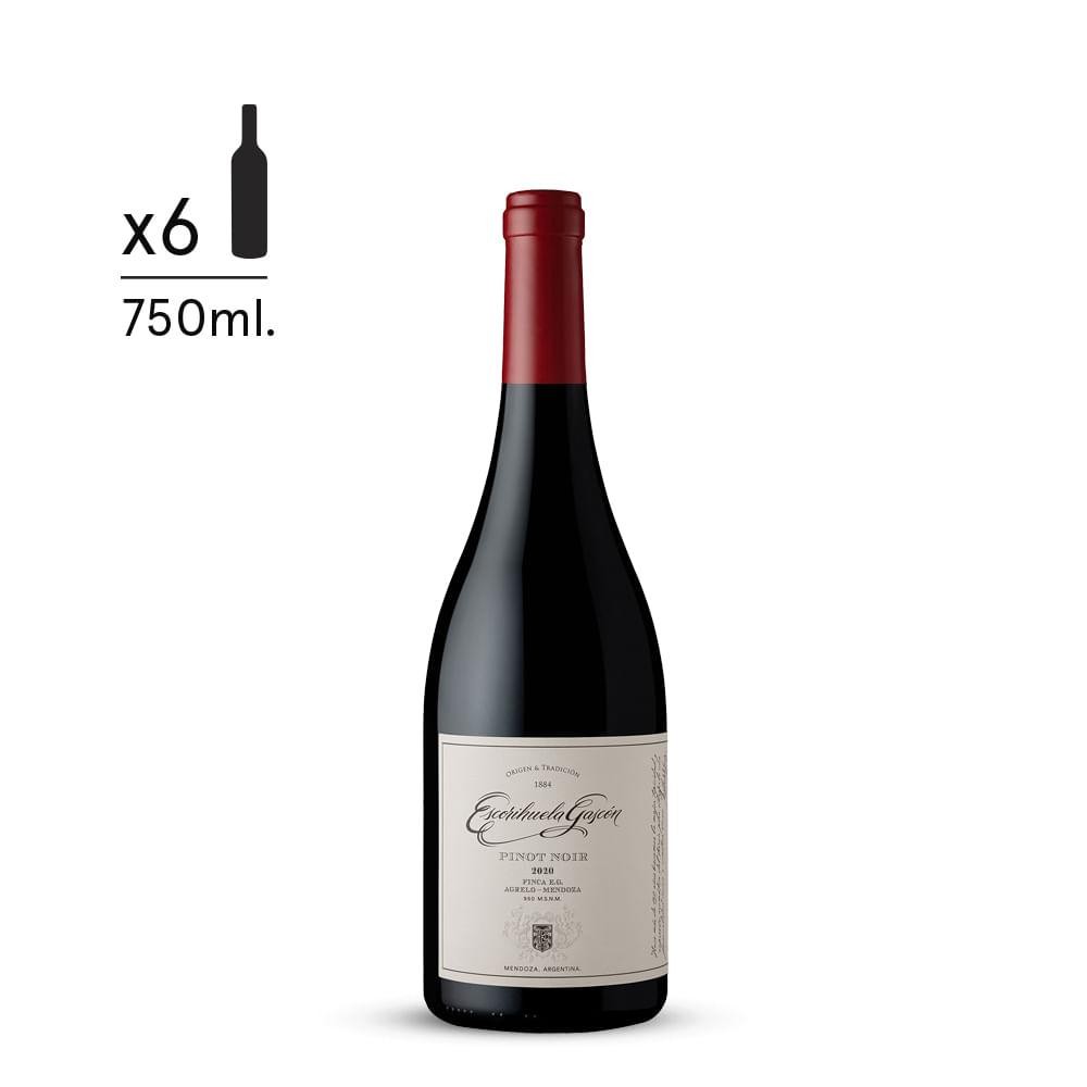Vino Escorihuela Gascon Pinot Noir 750ml x 6u
