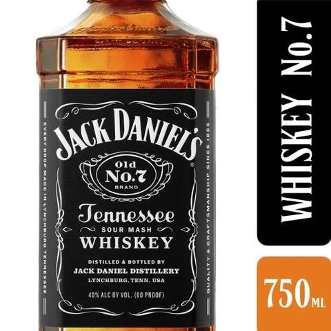 Whisky Jack Daniels Comun 750ml x 1u