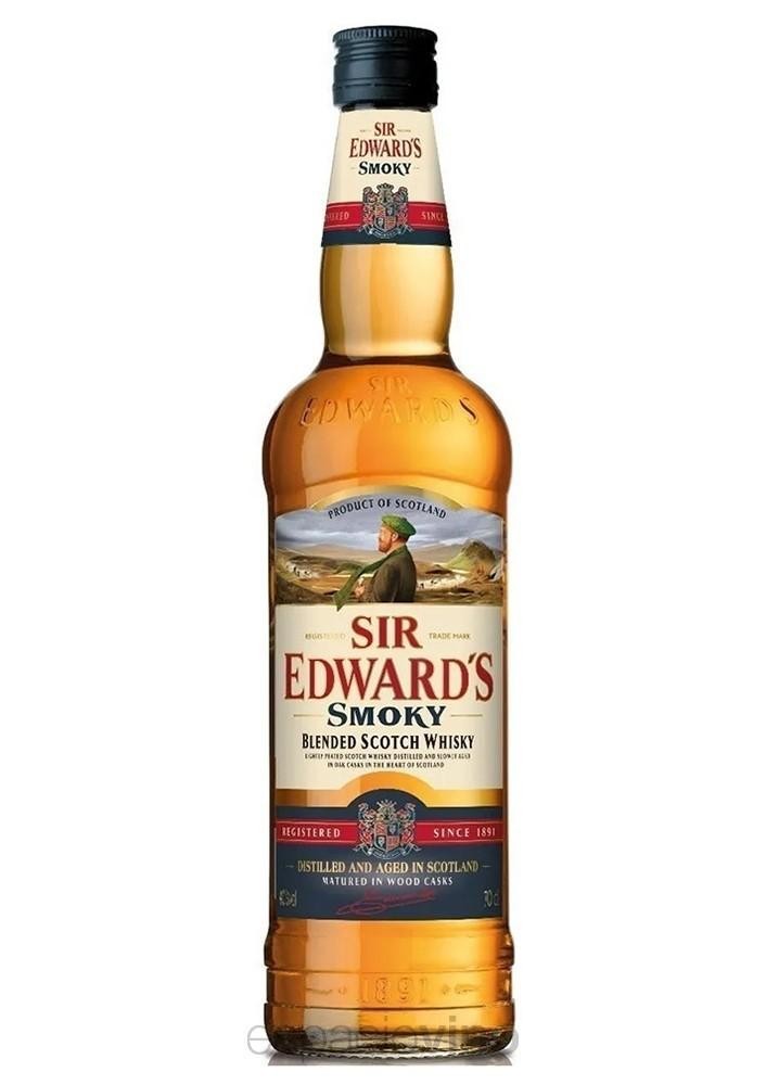 Whisky Sir Edwards Smoky 750ml x 1u