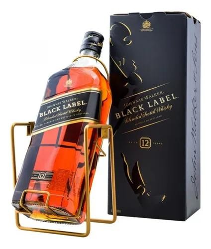 Whisky Botellon Black Label Con Mecedera 3l x 1u