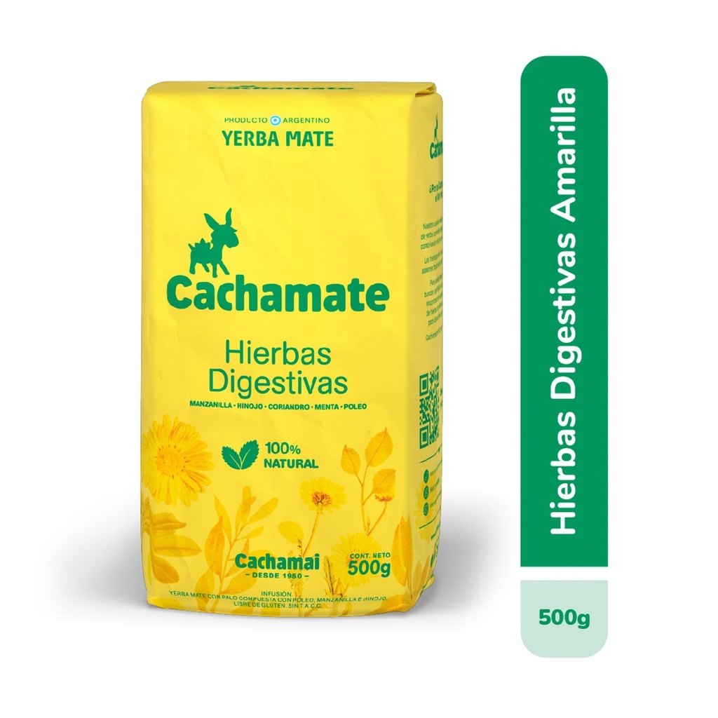 Yerba Cachamate Amarilla 500gr x 12u