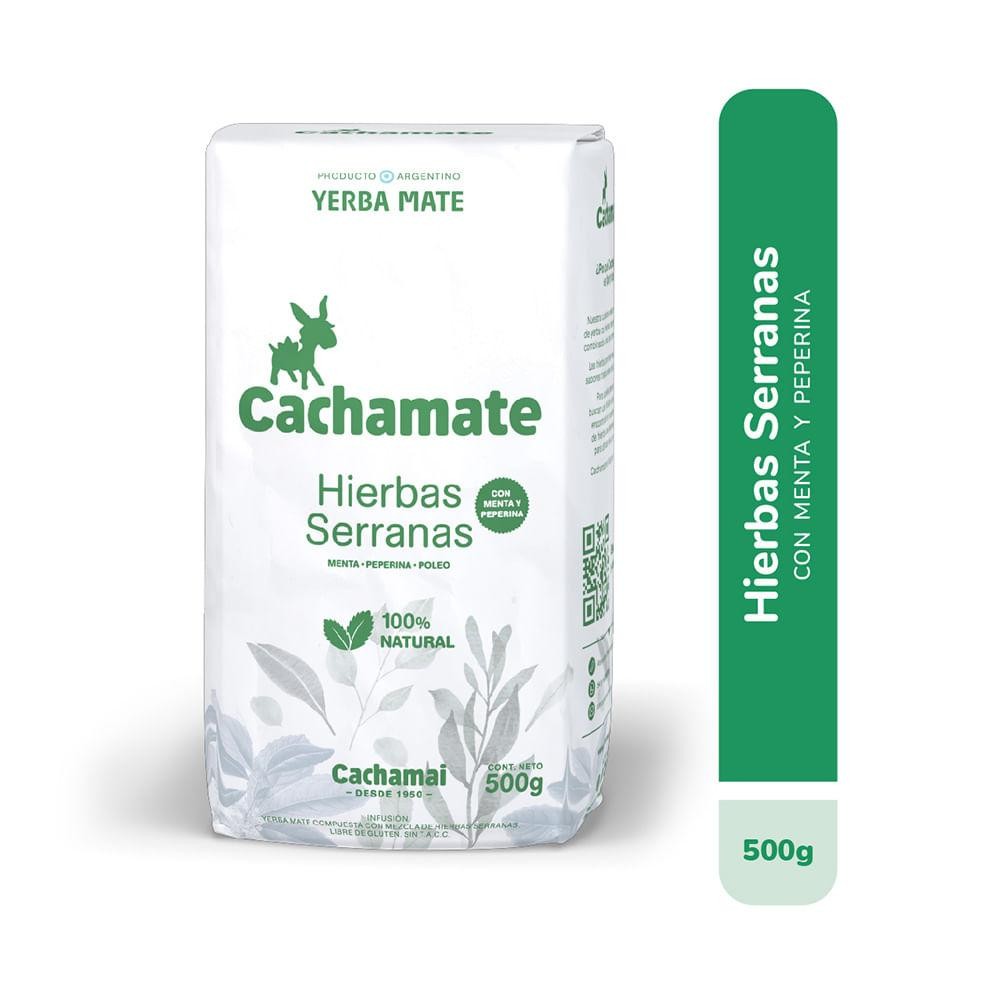 Yerba Cachamate Serrana 500gr x 12u