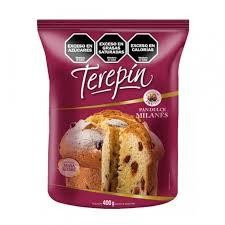 Pan Dulce Terepin Con Fruta 400gr x 8u