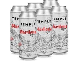 Sixpack Lata Temple Bhavilonia Lager 473ml x 6u
