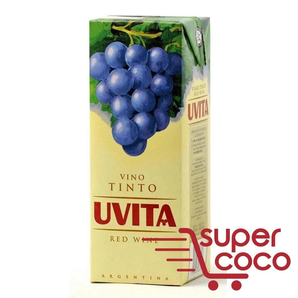 Vino Uvita Tinto 1l x 12u