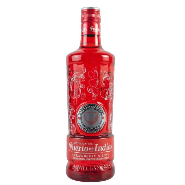Gin Puerto de Indias Strawberry Love  x 1u