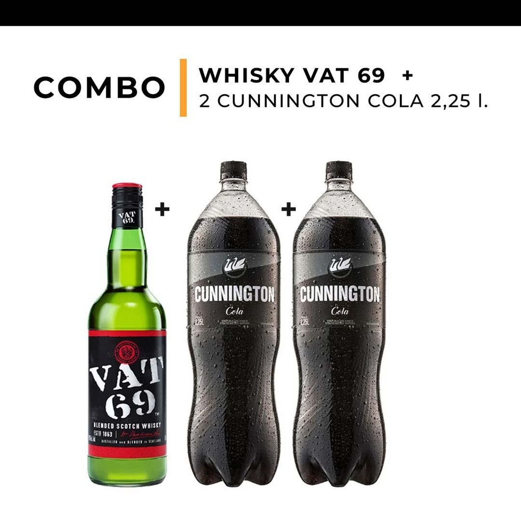Whisky Vat 69 Combo Surtido 700ml x 12u