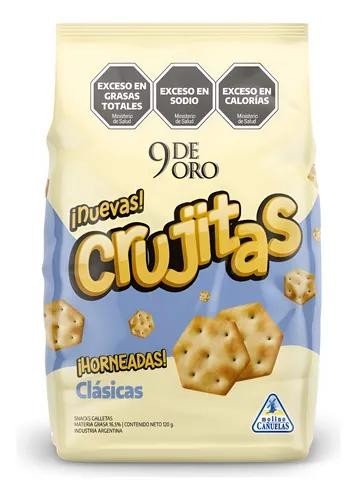 Crujitas 9 de oro clasicas  120gr x 16u