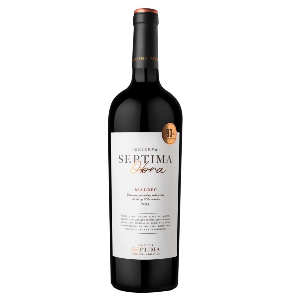 Vino Septima obra malbec 750ml x 6u