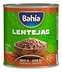 Lentejas Secas Remojadas Bahia  300gr x 24u