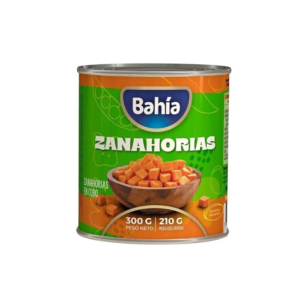 Zanahorias en Cubos Bahia 300gr x 24u