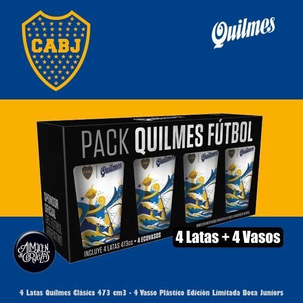 Ecovaso Quilmes Boca Juniors  x 4u