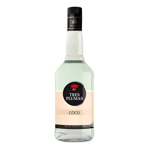 Licor Tres Plumas Coco 750ml x 6u