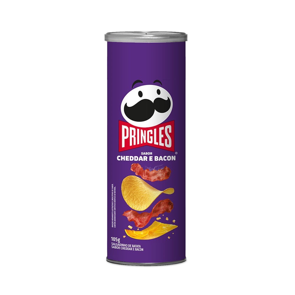 Pringles Cheddar y bacon 100gr x 18u