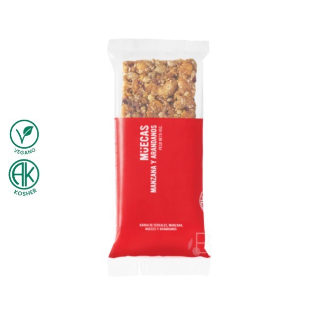 Barrita Muecas Manzana Y Arandanos Display 45gr x 16u