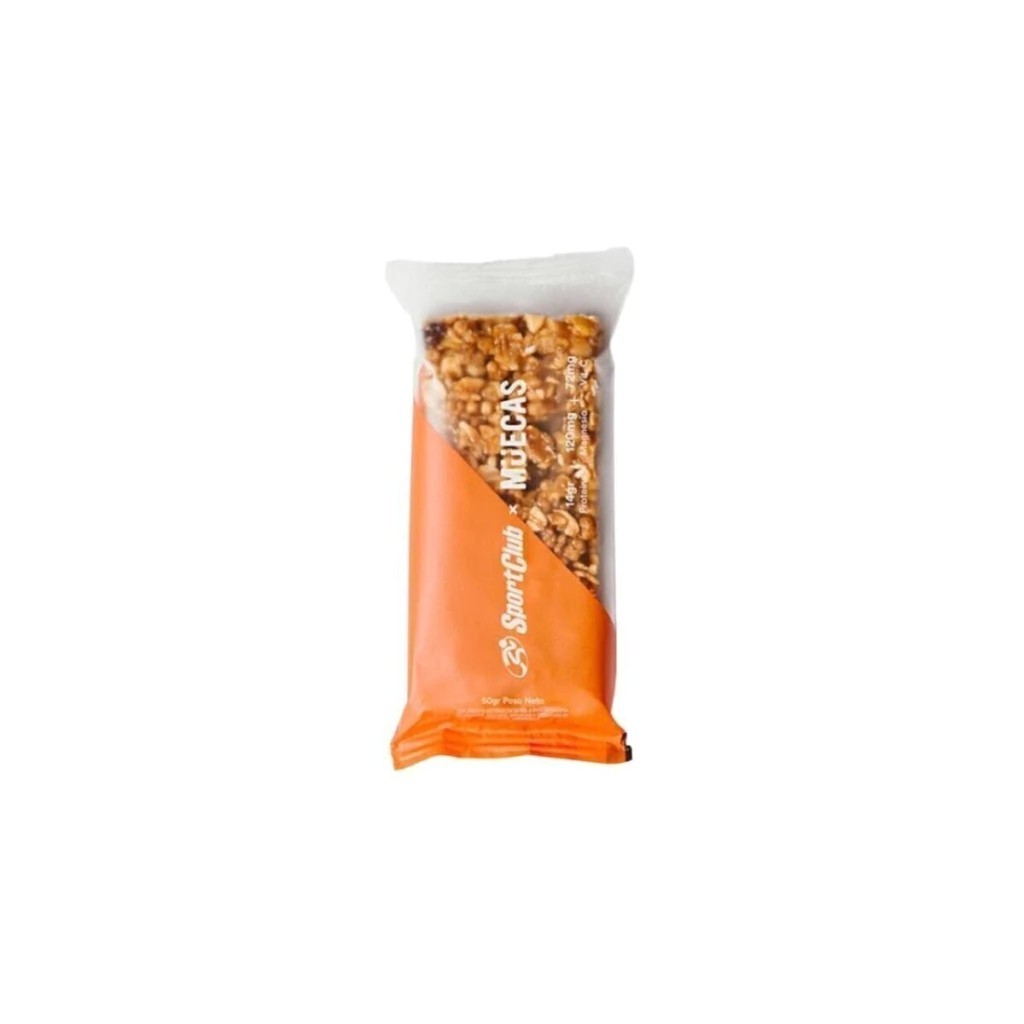 Barrita Sportclub Muecas Proteicas Naranja Display 45gr x 16u